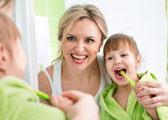 teach good oral habits